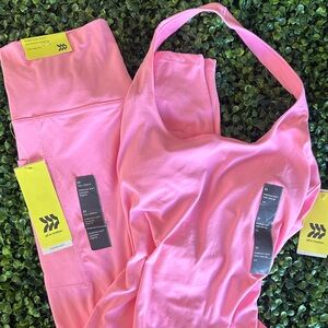 all in motion Pink Active Jumpsuit and Leggings Set
